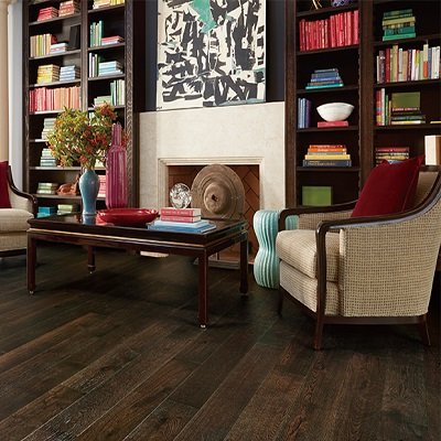 Hardwood installation by Heritage Carpet and Flooring